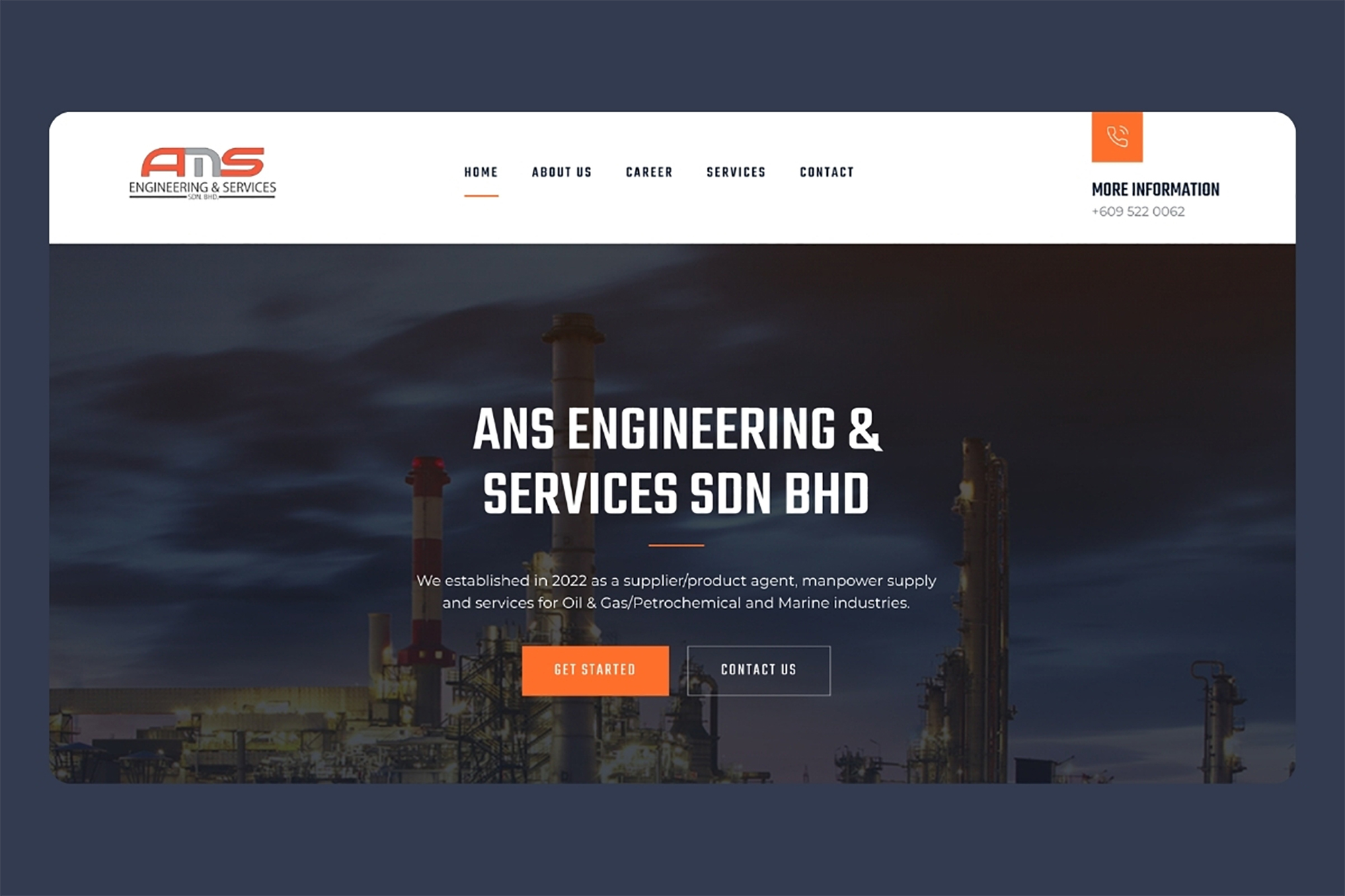 01 - ANS Engineering - Homepage Hero