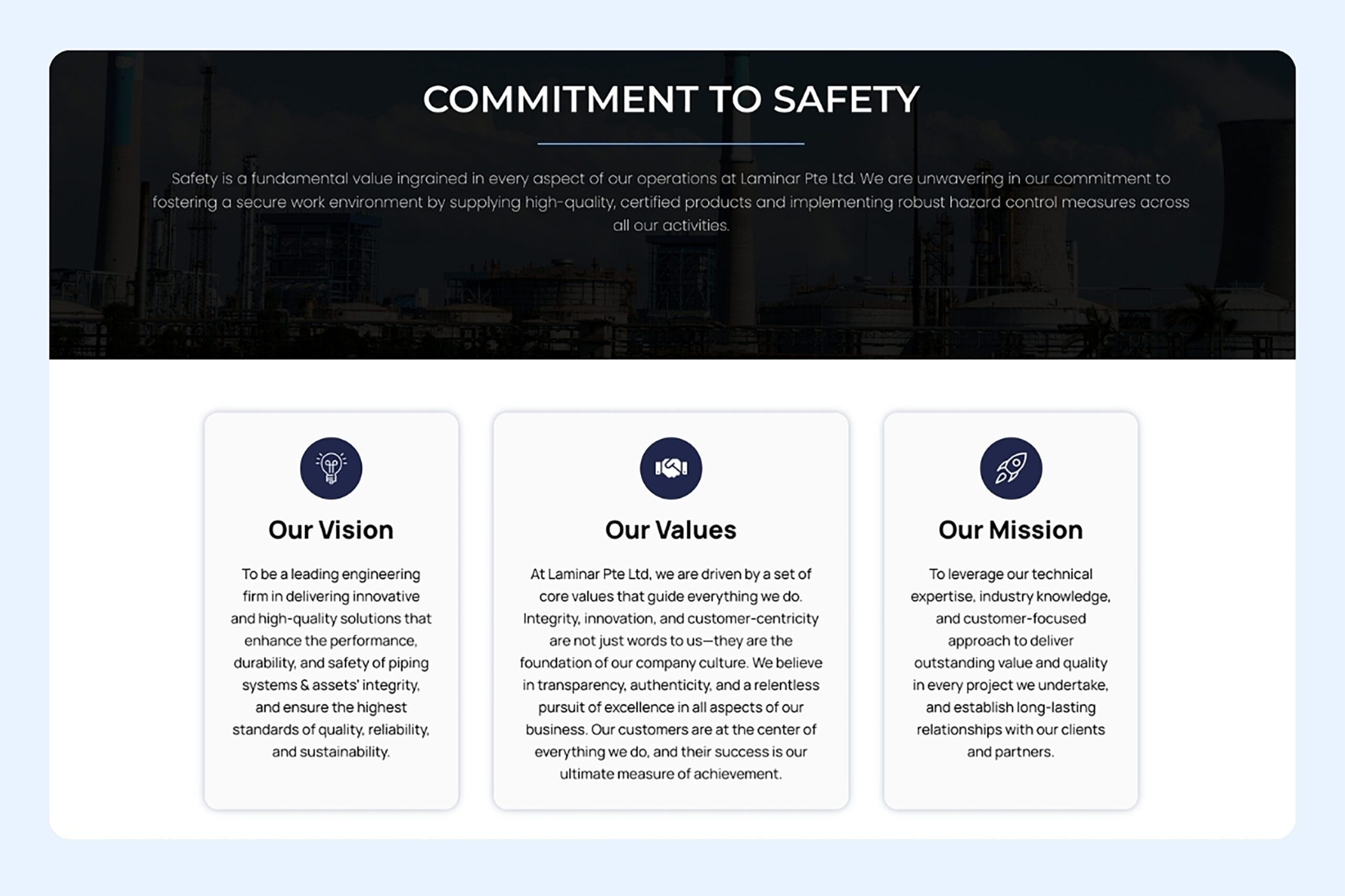 5 - Laminar Singapore - About us page